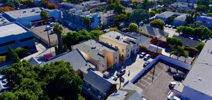 1435-1437 1/2 N Las Palmas Ave, Los Angeles, CA - VUE AÉRIENNE vue de carte