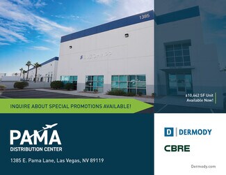 Plus de détails pour 1385 Pama Ln, Las Vegas, NV - Industriel/Logistique à louer