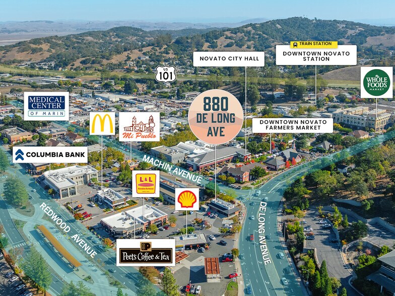 880 De Long Ave, Novato, CA à louer - Photo de l’immeuble – Image 3 sur 6