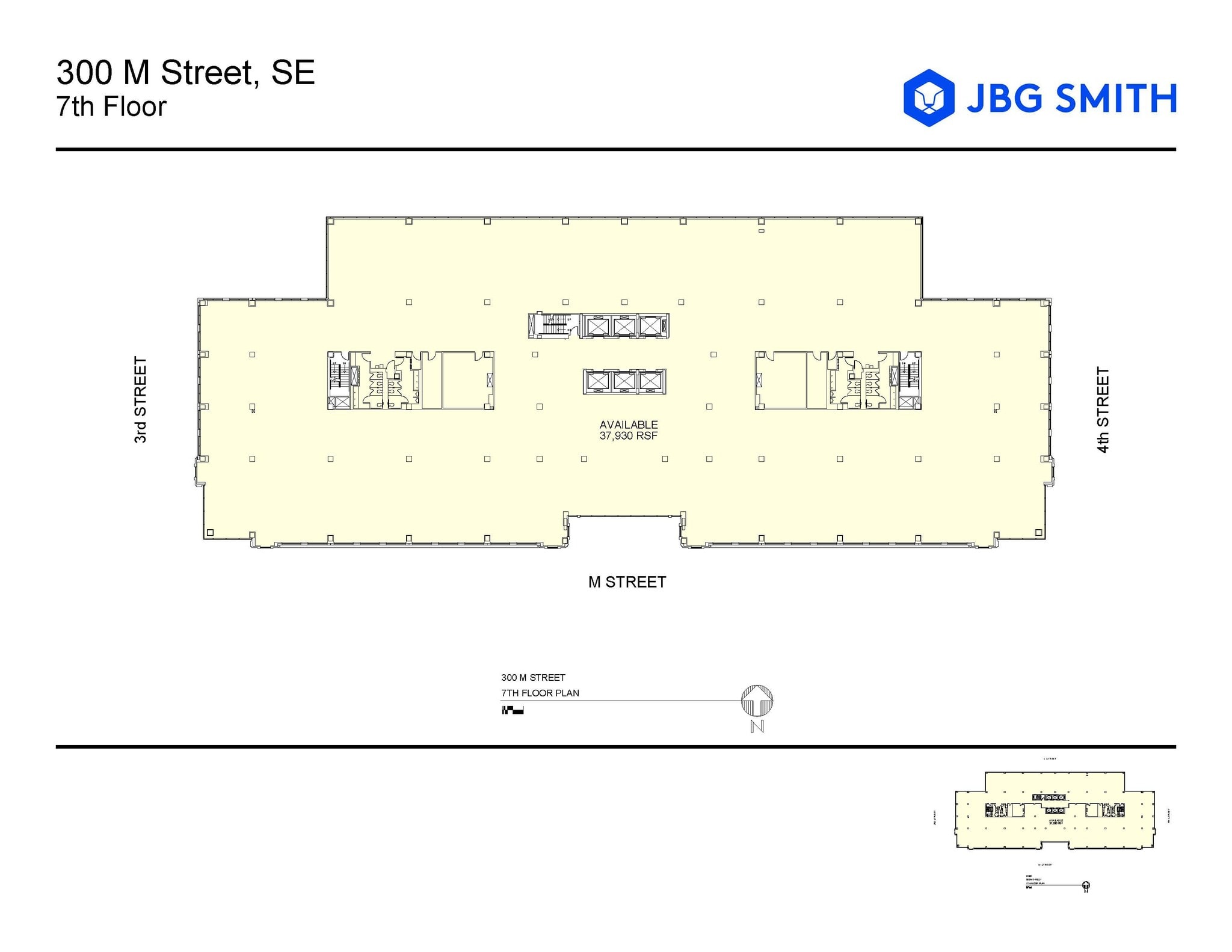 300 M St SE, Washington, DC à louer Plan d’étage– Image 1 sur 1