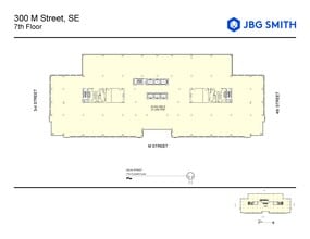 300 M St SE, Washington, DC à louer Plan d’étage– Image 1 sur 1