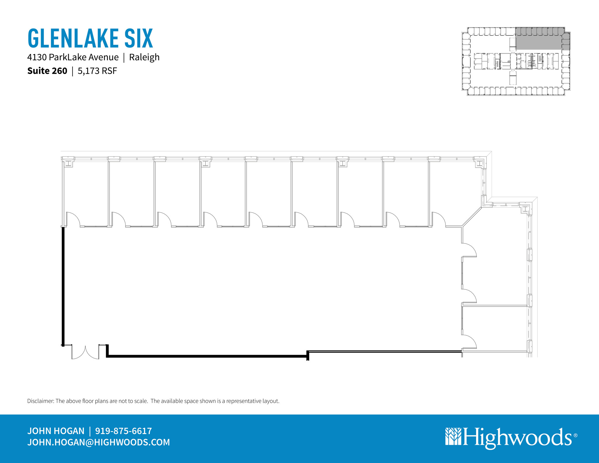 4130 Parklake Ave, Raleigh, NC à louer Plan d’étage– Image 1 sur 1