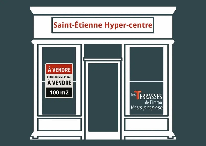 Local commercial dans Saint-Étienne à vendre - Photo de l’immeuble – Image 1 sur 1