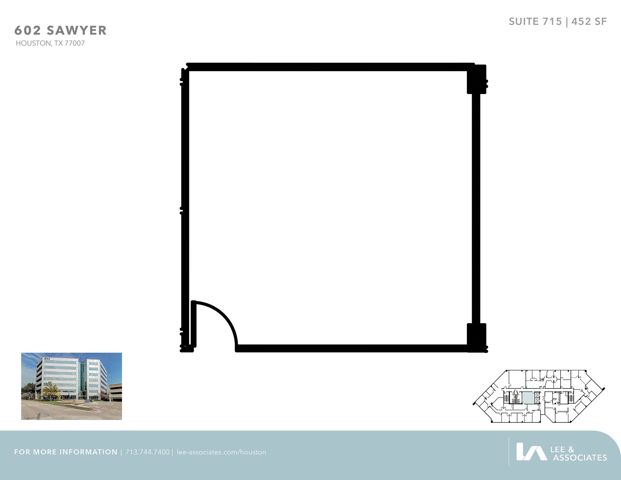 602 Sawyer St, Houston, TX à louer Plan d’étage– Image 1 sur 1