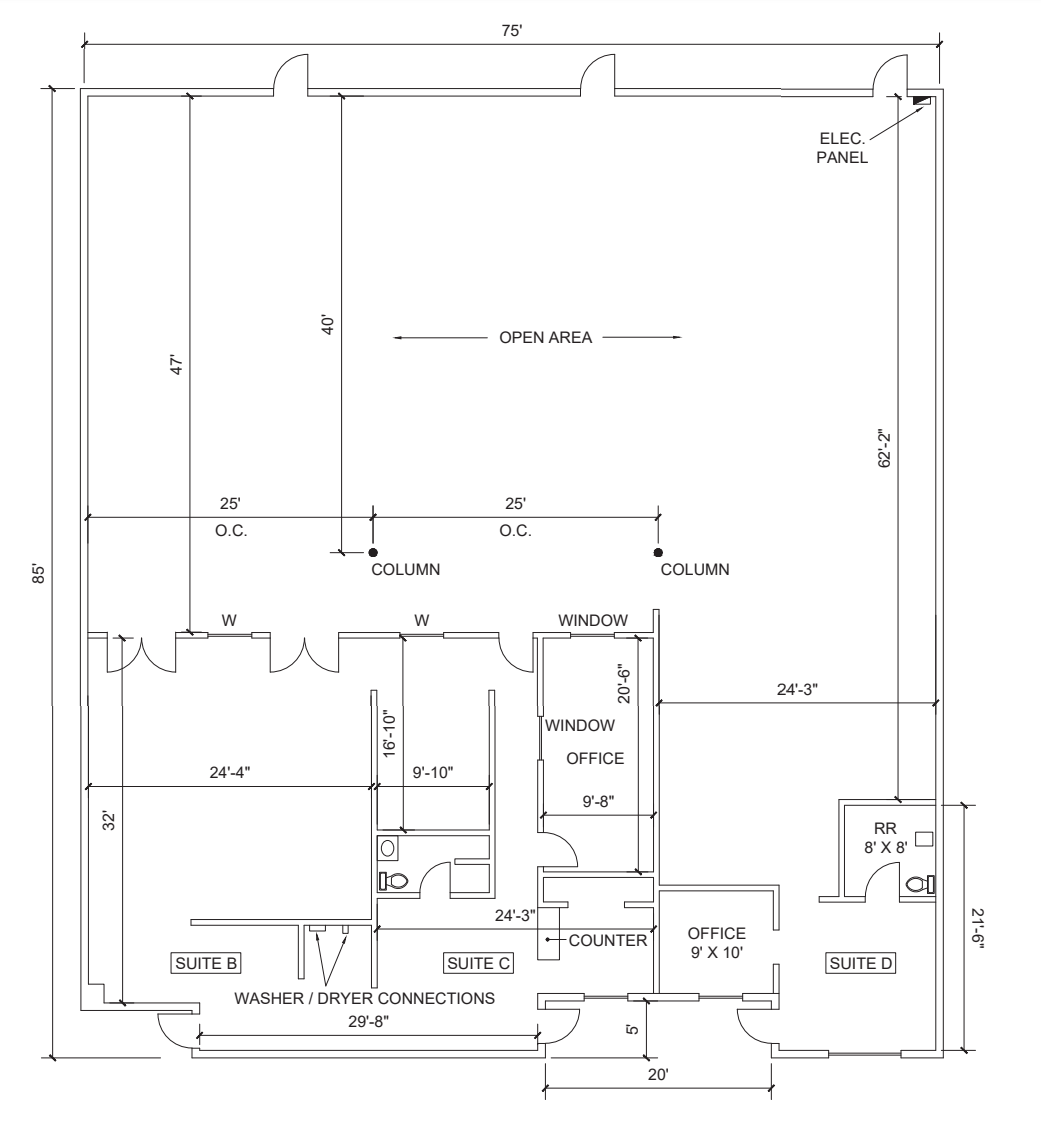 1663 Hickory Dr, Haltom City, TX à louer Plan d’étage– Image 1 sur 1