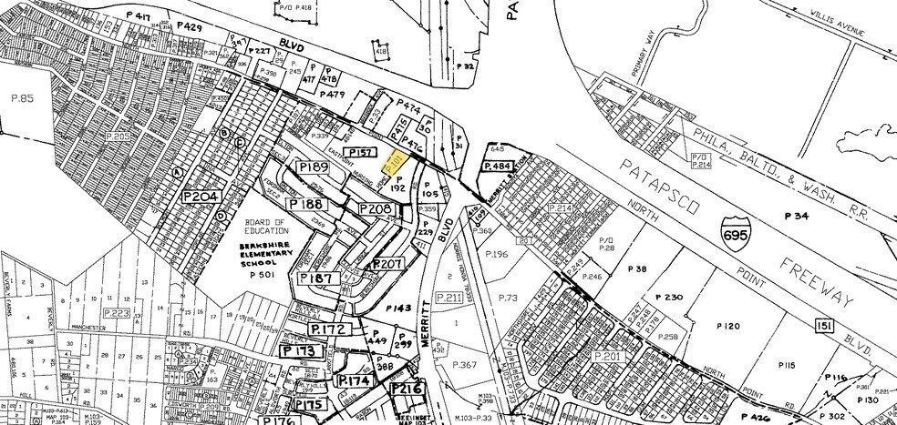 1050 Old North Point Rd, Dundalk, MD à louer - Plan cadastral – Image 2 sur 13