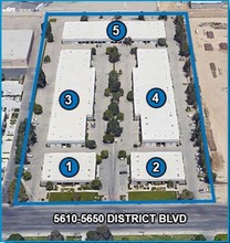 5640 District Blvd, Bakersfield, CA - VUE AÉRIENNE  vue de carte