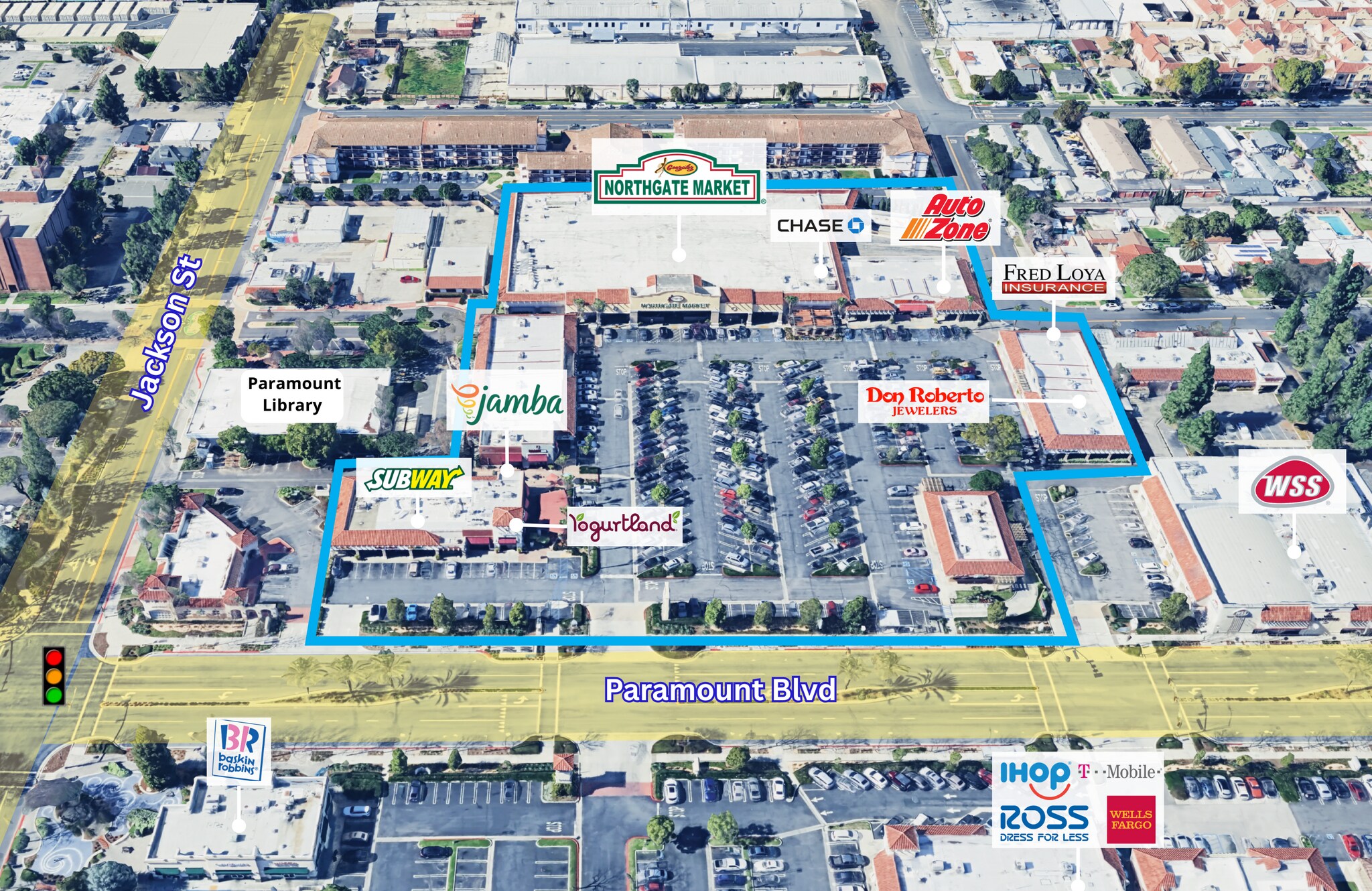 16229-16289 Paramount Blvd, Paramount, CA à louer Photo de l’immeuble– Image 1 sur 5