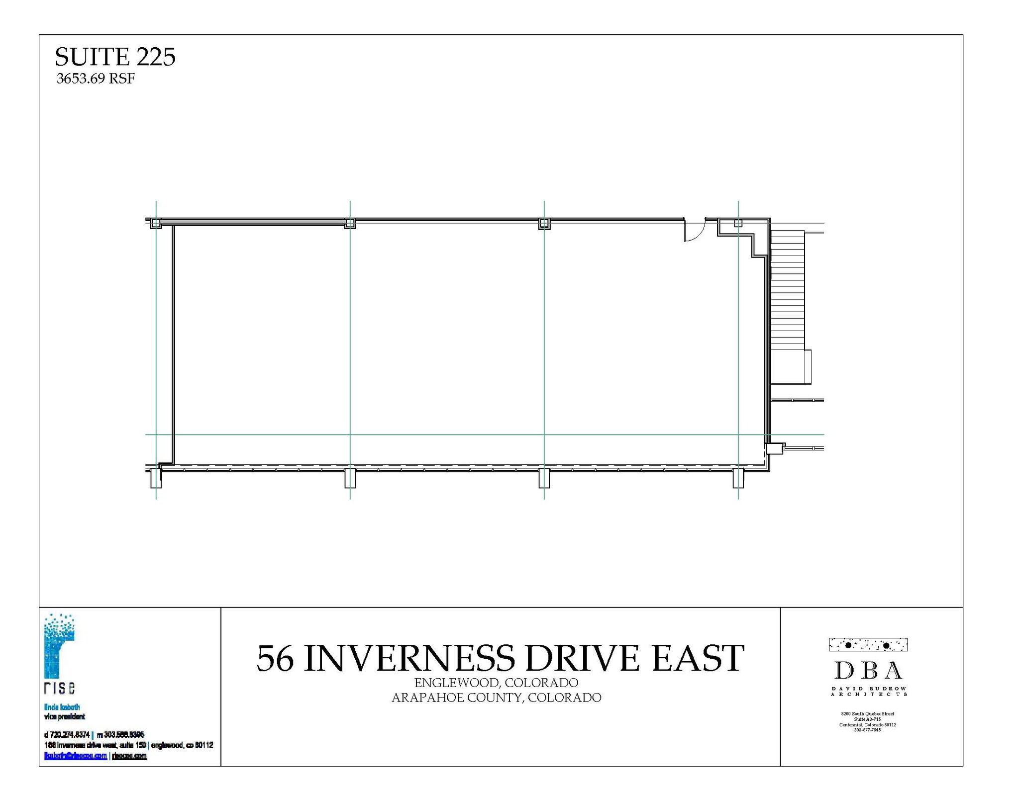 56 Inverness Dr E, Englewood, CO à louer Plan d’étage– Image 1 sur 1