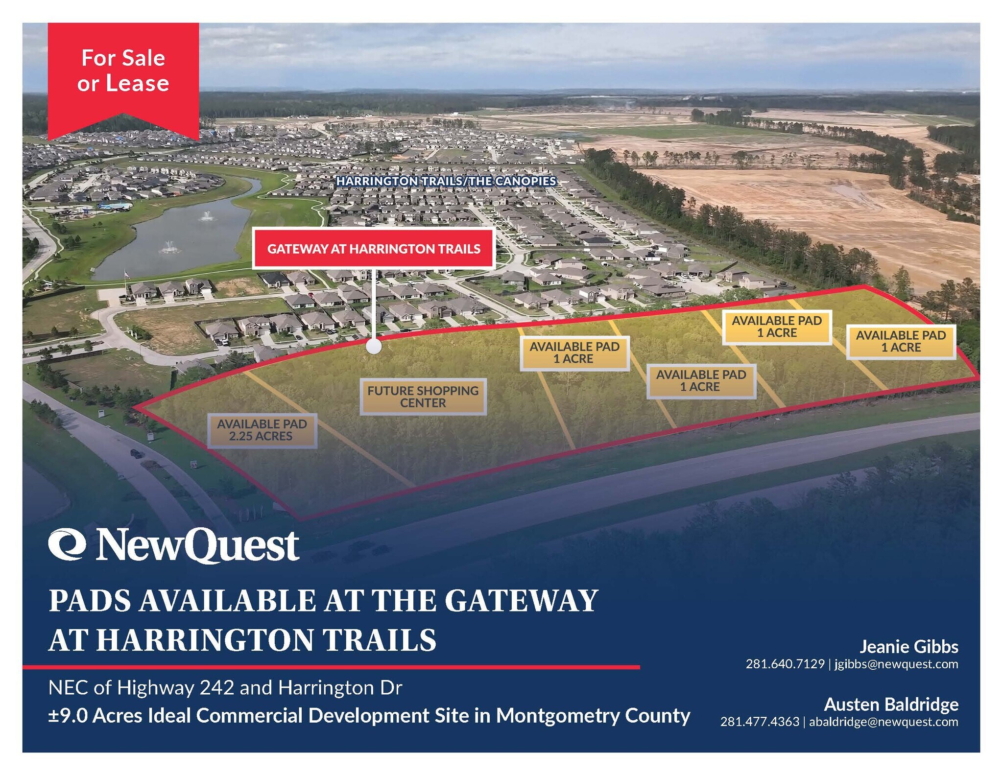 NEC of Highway 242 and Harrington Dr, New Caney, TX à vendre Aérien– Image 1 sur 4