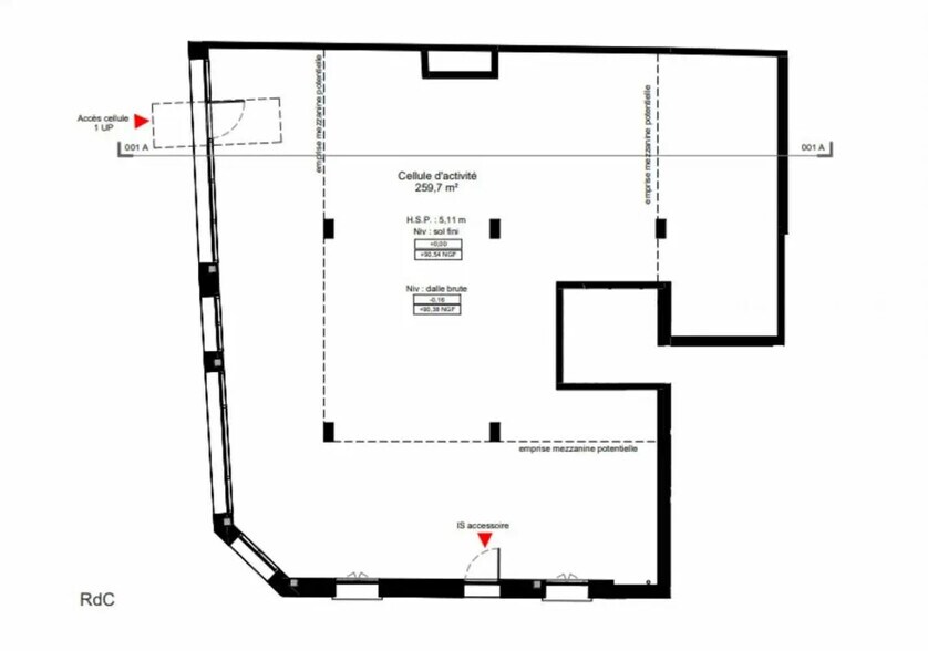Local commercial dans Reims à vendre - Plan d’étage – Image 2 sur 4