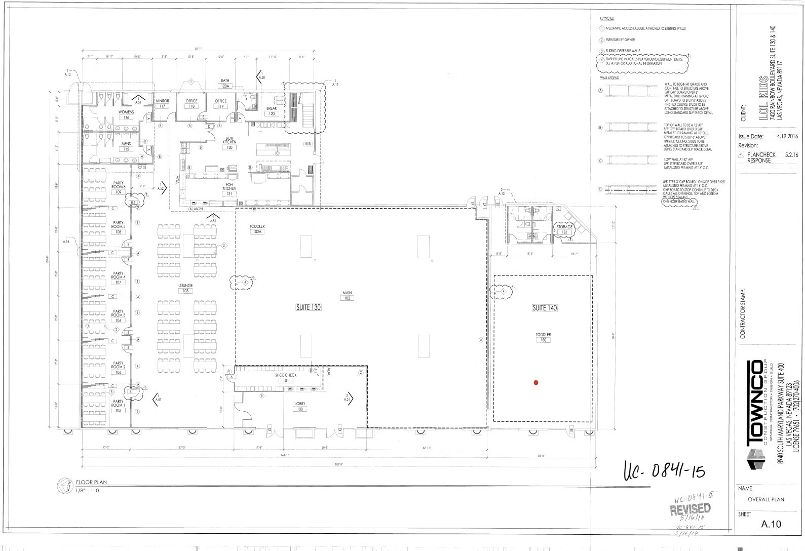 7460 S Rainbow Blvd, Las Vegas, NV à louer Plan de site– Image 1 sur 1