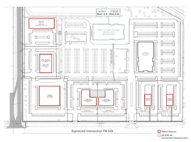 Friendswood Pky & FM 528 Rd, Friendswood, TX à louer - Plan de site – Image 3 sur 6