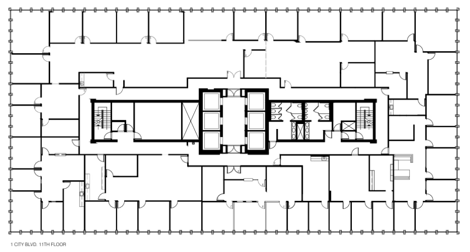 1 City Blvd W, Orange, CA à louer Plan d’étage– Image 1 sur 5