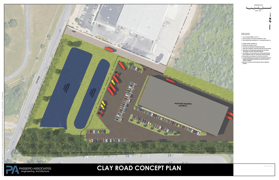 330 Clay Rd, Rochester, NY à louer - Plan de site – Image 1 sur 2