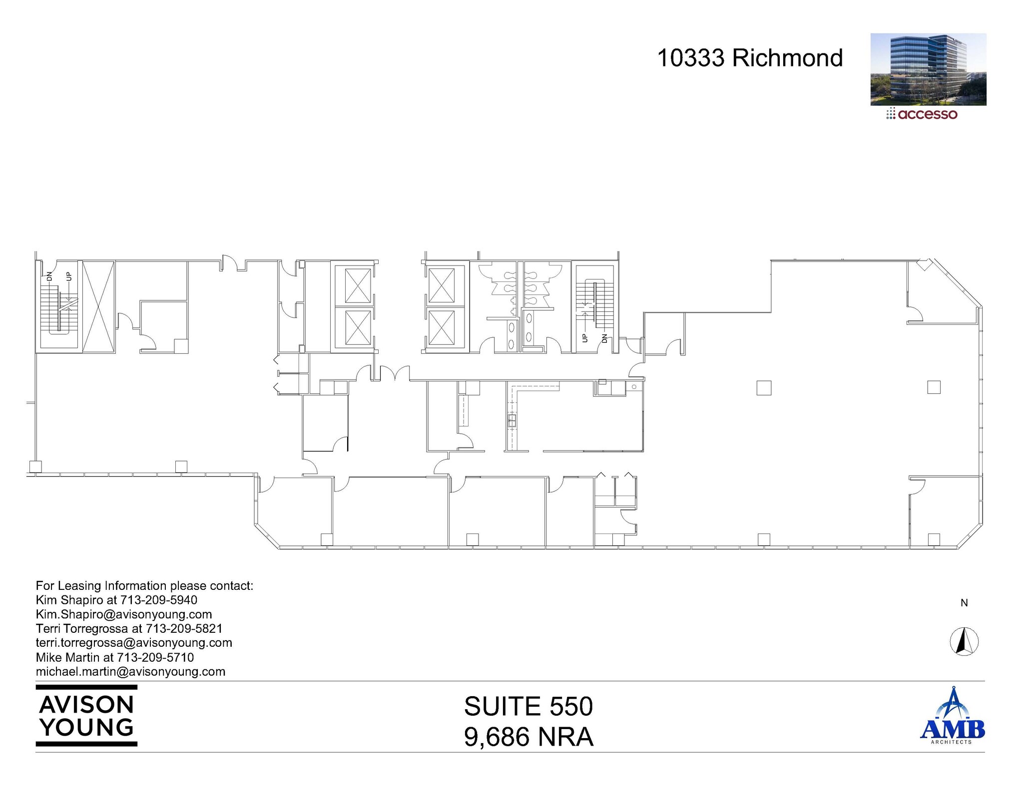 10333 Richmond Ave, Houston, TX à louer Plan d’étage– Image 1 sur 2