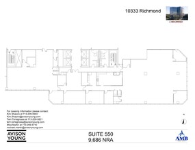 10333 Richmond Ave, Houston, TX à louer Plan d’étage– Image 1 sur 2