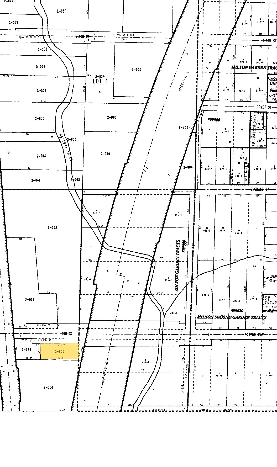 301 Porter Way, Milton, WA à vendre Plan cadastral– Image 1 sur 2