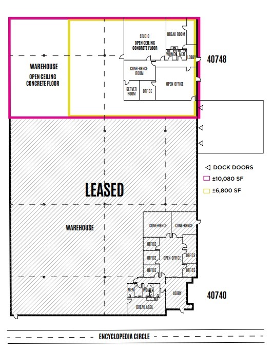 40740-40748 Encyclopedia Cir, Fremont, CA à louer Plan d’étage– Image 1 sur 1