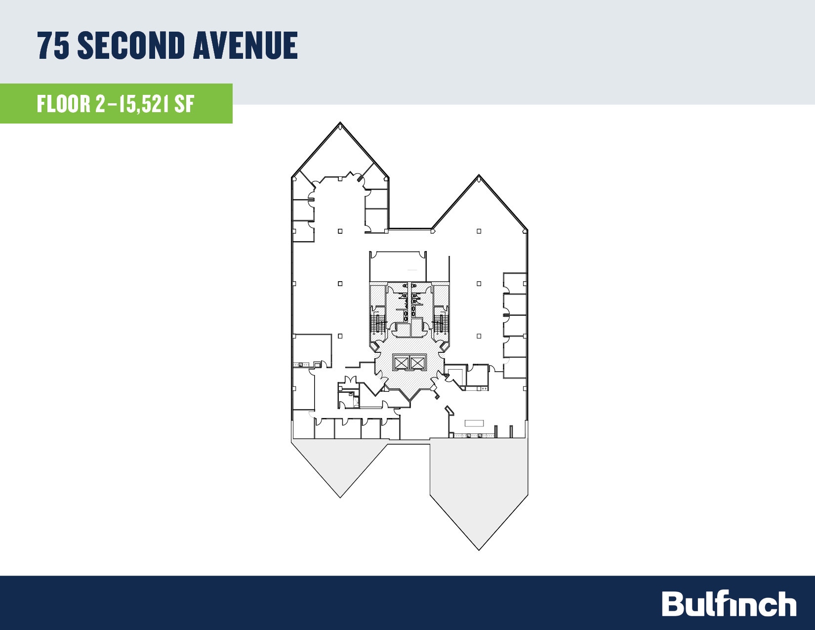 75 Second Ave, Needham, MA à louer Plan d’étage– Image 1 sur 1