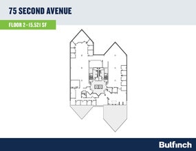 75 Second Ave, Needham, MA à louer Plan d’étage– Image 1 sur 1