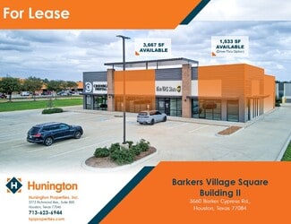 Plus de détails pour 3660 Barker Cypress Rd, Houston, TX - Bureau, Local commercial à louer