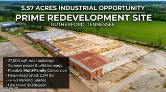 Plus de détails pour 302 N Trenton St, Rutherford, TN - Industriel/Logistique à vendre
