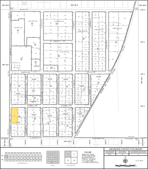 3050 S Zuni St, Englewood, CO à louer - Plan cadastral – Image 3 sur 3