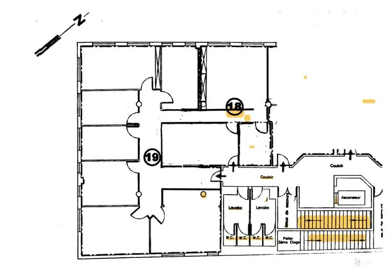 Bureau dans Bayonne à vendre - Plan d’étage – Image 2 sur 2