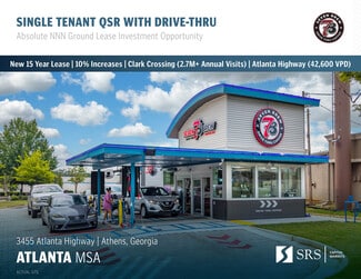 Plus de détails pour 3455 Atlanta Hwy, Athens, GA - Local commercial à vendre