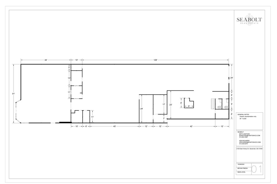 2109-2135 E Victory Dr, Savannah, GA à louer - Plan de site – Image 1 sur 6