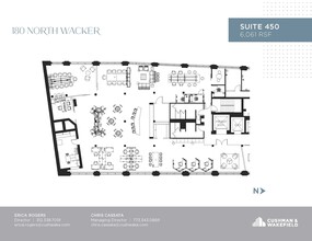 180 N Wacker Dr, Chicago, IL à louer Plan d’étage– Image 1 sur 1