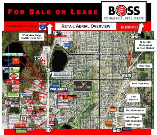 US Highway 17-92 at Bates Rd, Haines City, FL à vendre - Photo de l’immeuble – Image 3 sur 3