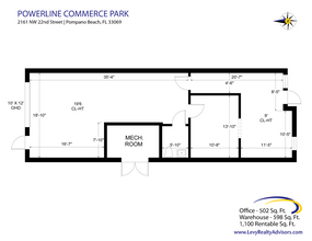 2101-2177 NW 22nd St, Pompano Beach, FL à louer Plan d’étage– Image 2 sur 2