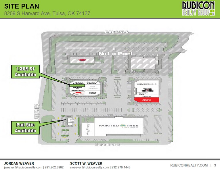 8285 S Harvard Ave, Tulsa, OK à louer - Photo de l’immeuble – Image 2 sur 5