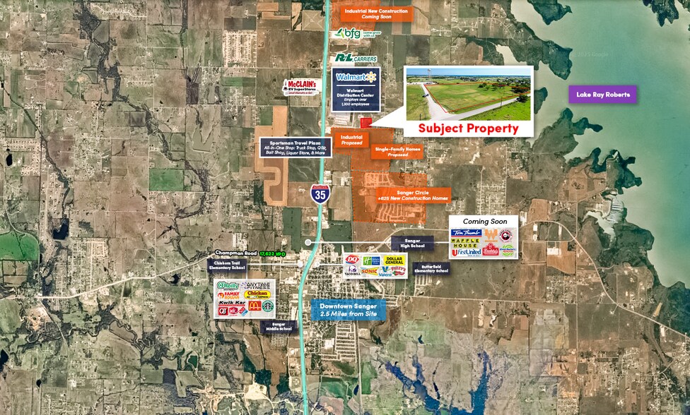 3400 Lois E Rd, Sanger, TX à vendre - Photo de l’immeuble – Image 2 sur 13