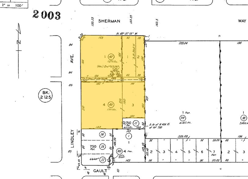 18040 Sherman Way, Reseda, CA à louer - Plan cadastral – Image 2 sur 19