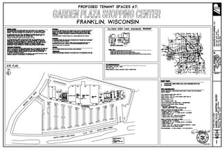 6516-6572 S Lovers Lane Rd, Franklin, WI à louer Plan de site– Image 2 sur 2
