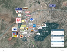 888 N Grand Canyon Blvd, Williams, AZ - VUE AÉRIENNE  vue de carte