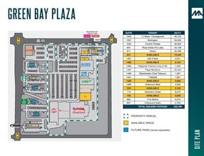 1499-1593 W Mason St, Green Bay, WI à louer Plan de site– Image 1 sur 1