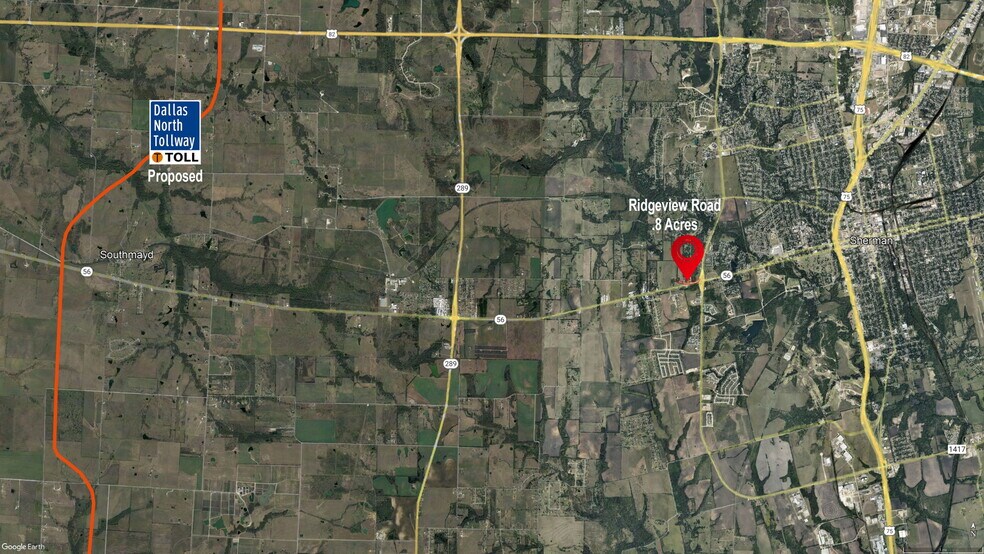 Lot 1 Ridgeview Rd, Sherman, TX à vendre - Aérien – Image 2 sur 6