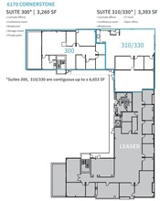 6160 Cornerstone Ct E, San Diego, CA à louer Plan d’étage– Image 1 sur 1