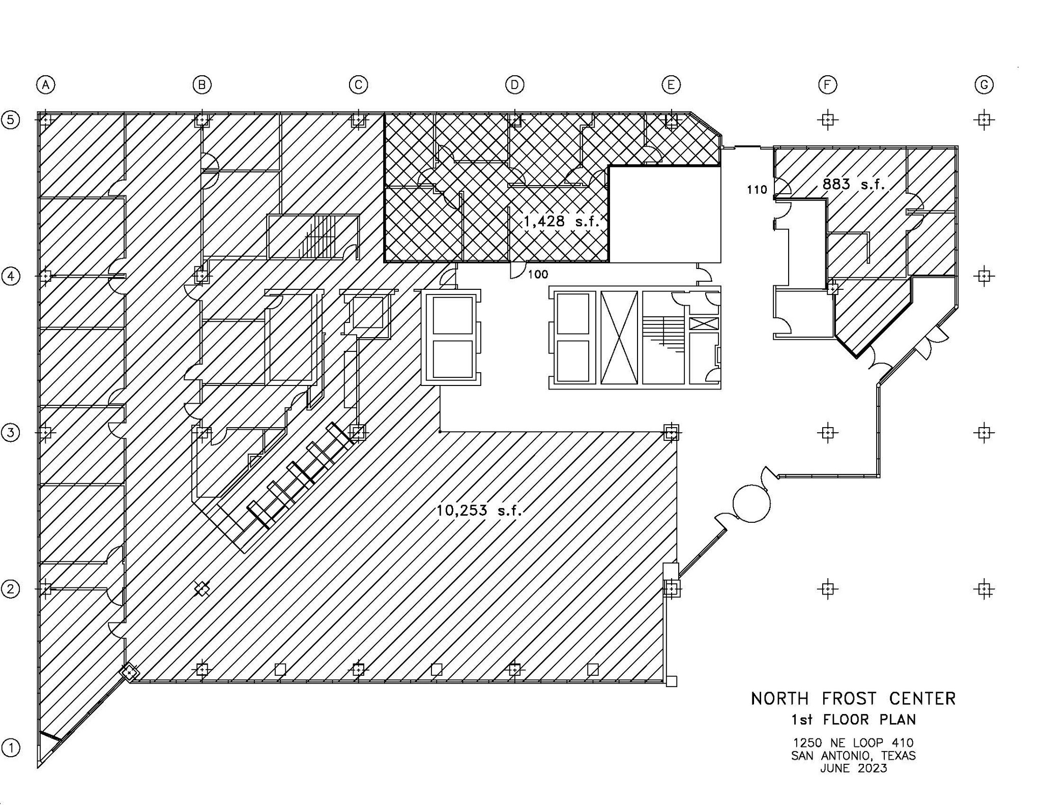 1250 NE Loop 410, San Antonio, TX à louer Plan d’étage type– Image 1 sur 2