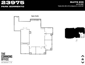 24025 Park Sorrento, Calabasas, CA à louer Plan d’étage– Image 1 sur 2