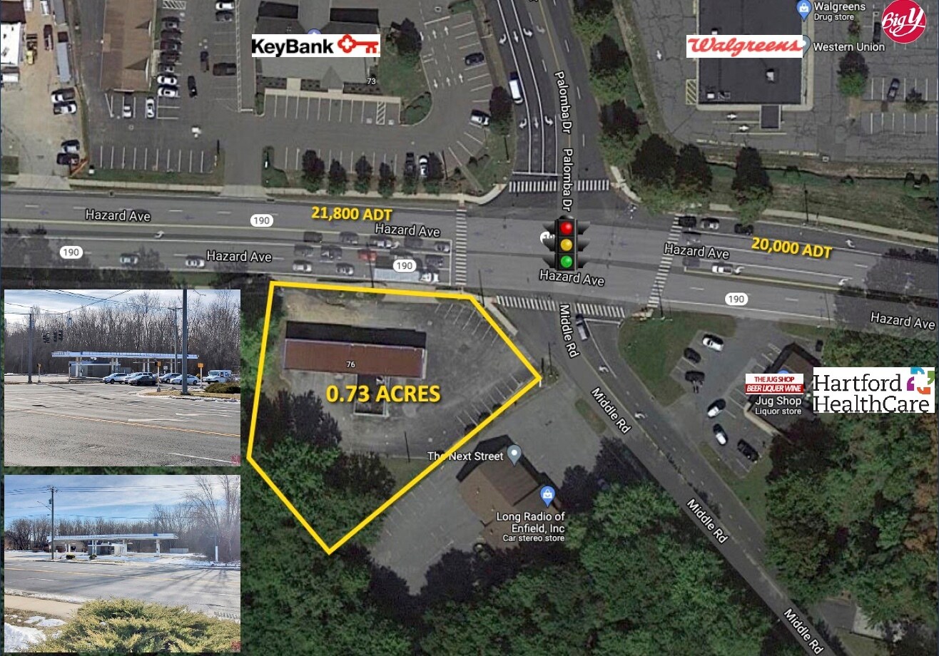 76 Hazard Ave, Enfield, CT à vendre Aérien– Image 1 sur 7