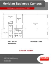 3300 Corporate Ave, Weston, FL à louer Plan d’étage– Image 1 sur 1