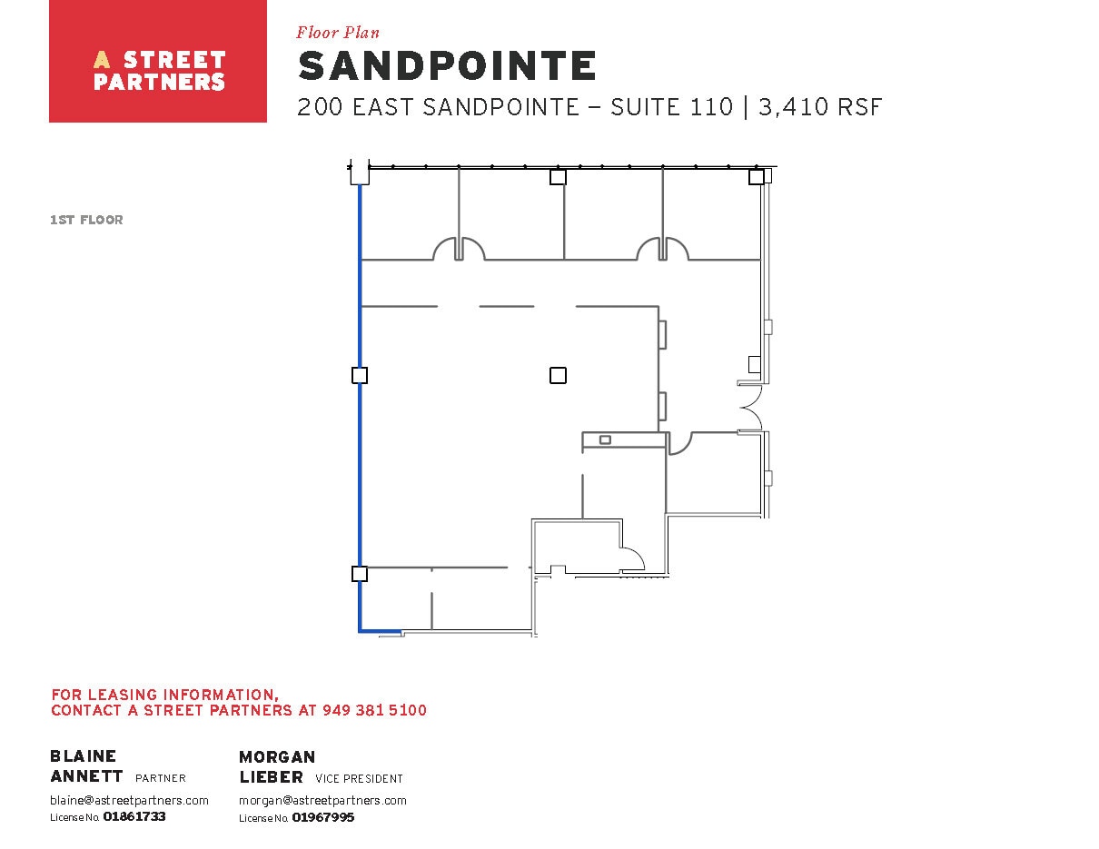 200 E Sandpointe Ave, Santa Ana, CA à louer Plan d’étage– Image 1 sur 1