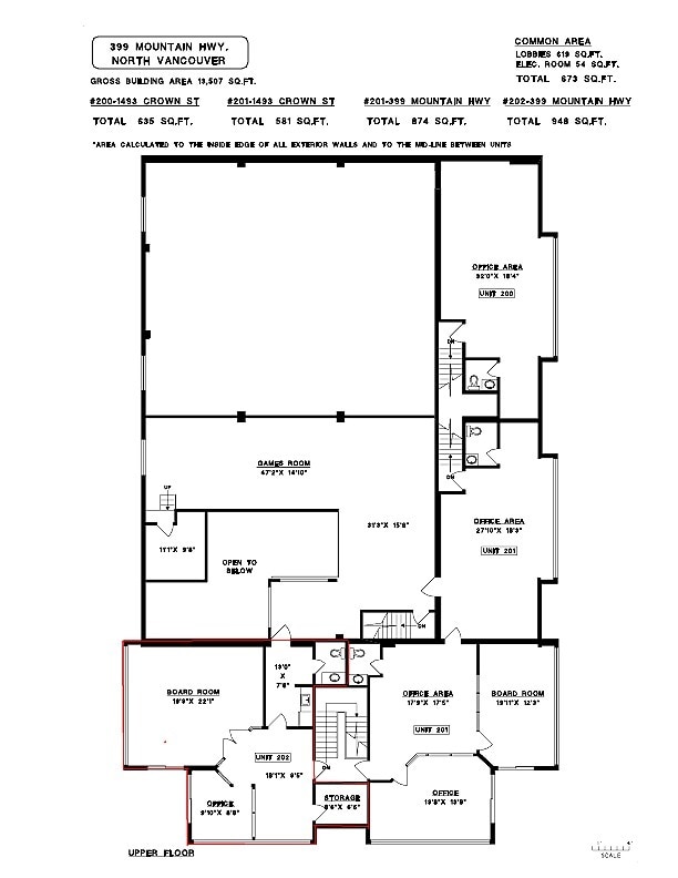399 Mountain Hwy, North Vancouver District, BC à louer Plan d’étage– Image 1 sur 1
