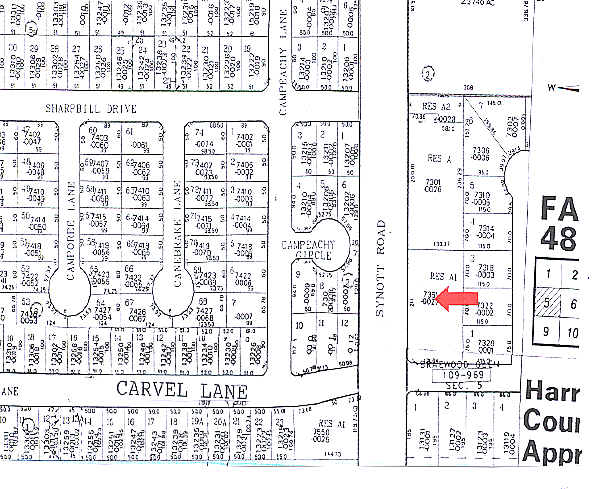 7337-7351 Synott Rd, Houston, TX à louer - Plan cadastral – Image 3 sur 3