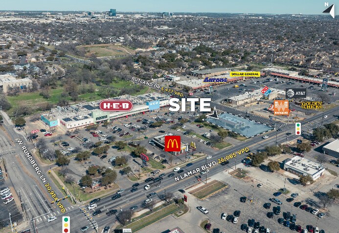 9504 N Lamar Blvd, Austin, TX à louer - Aérien – Image 2 sur 6